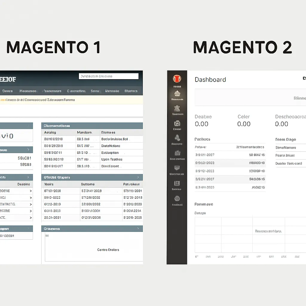 magento 1 vs magento 2